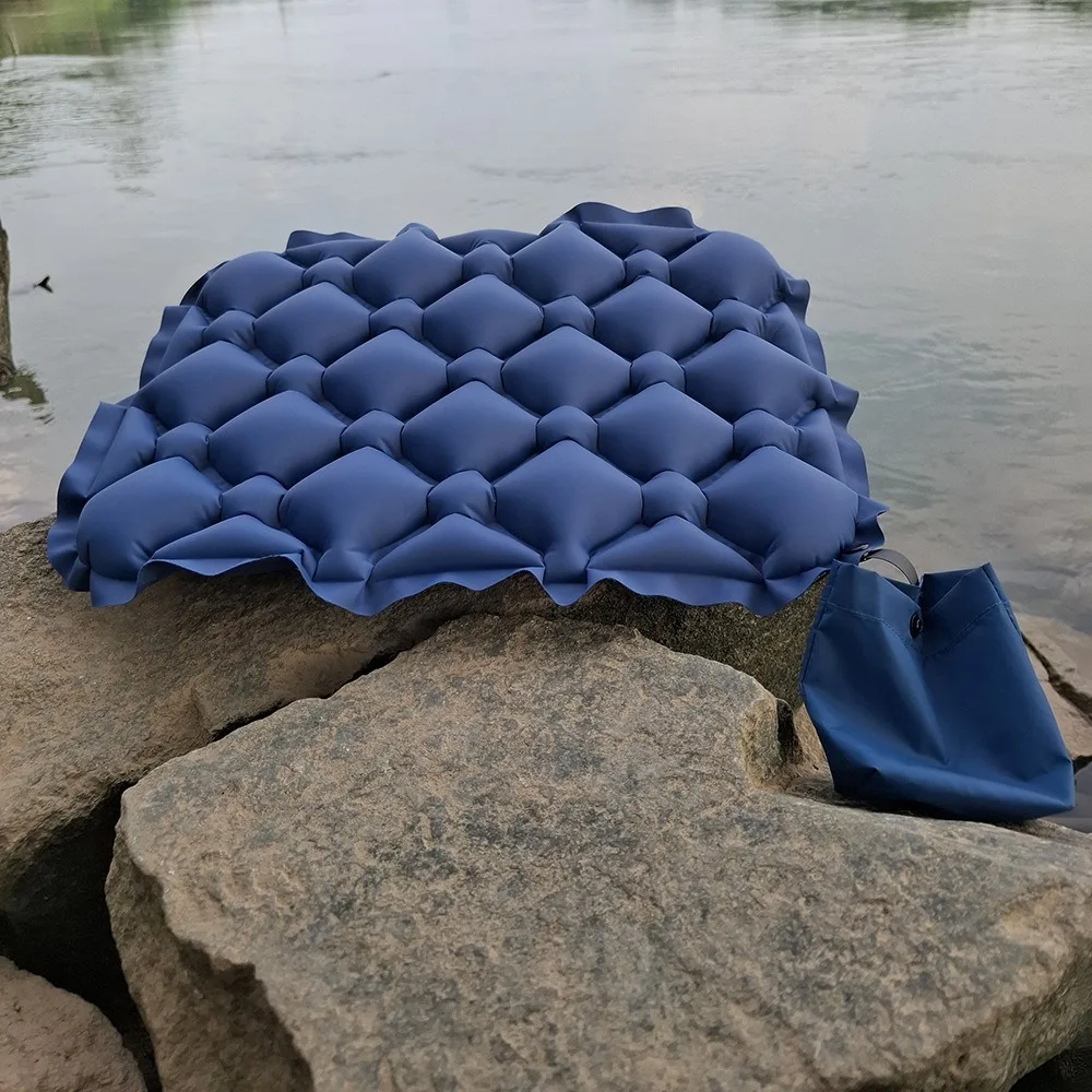 Cojín inflable impermeable camping – Ligero y portátil para pesca - imagen 3