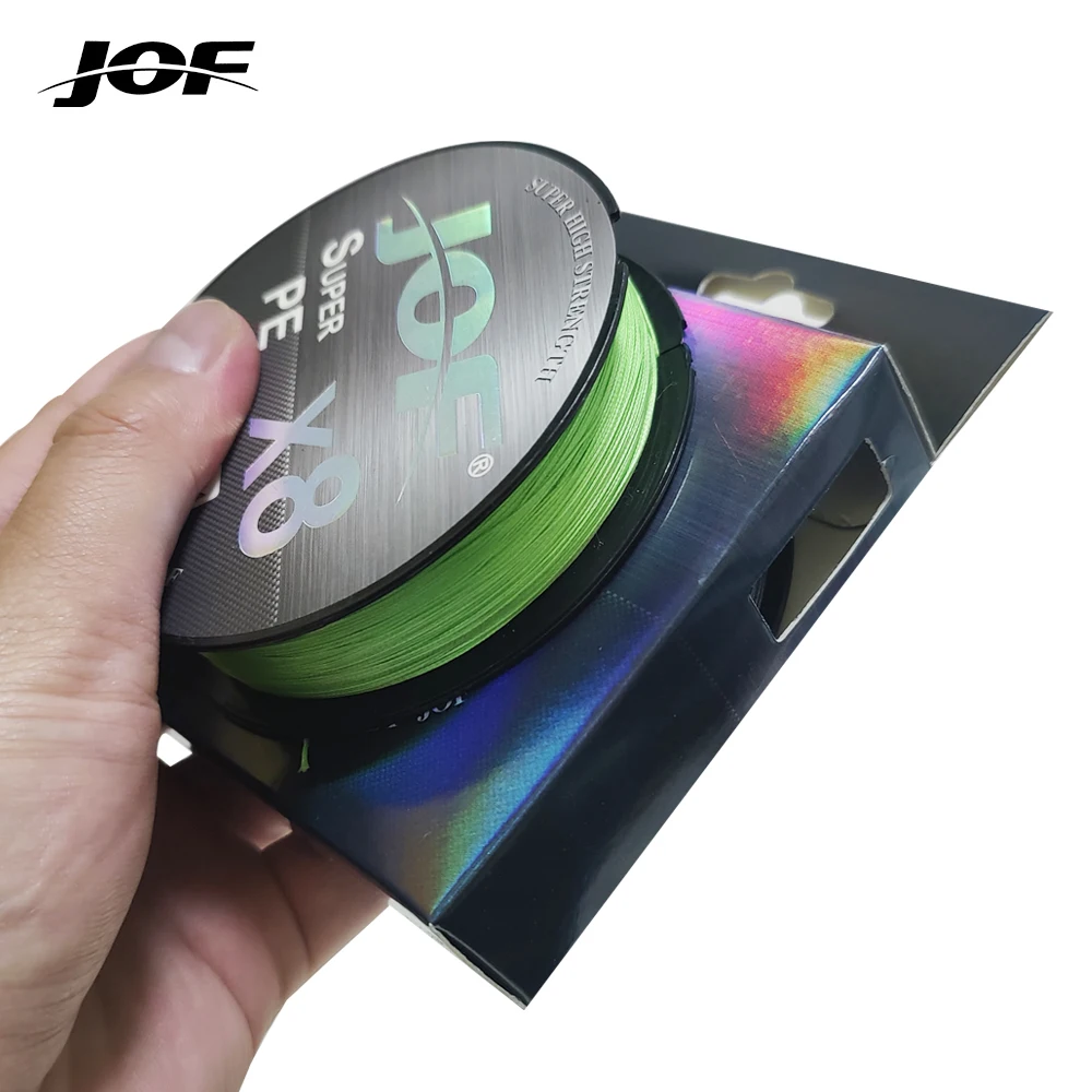 JOF X8 Línea de Pesca Trenzada 8 Hilos – Mar, Hielo, Río y Roca