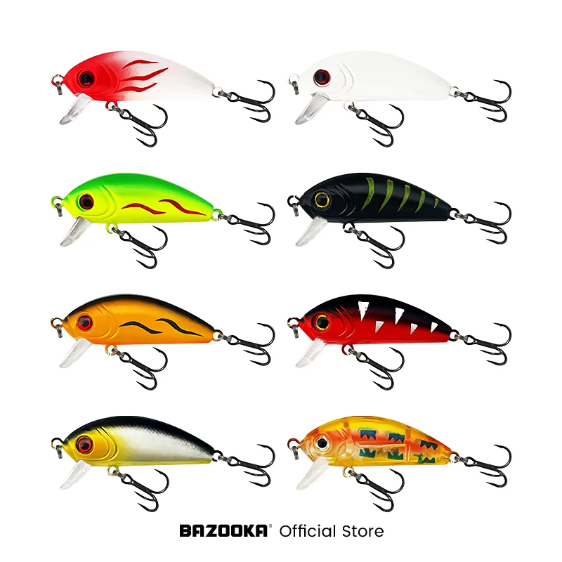 Bazooka-Mini Swimbait flotante 52 mm 5 g para perca, lubina y lucio - imagen 5