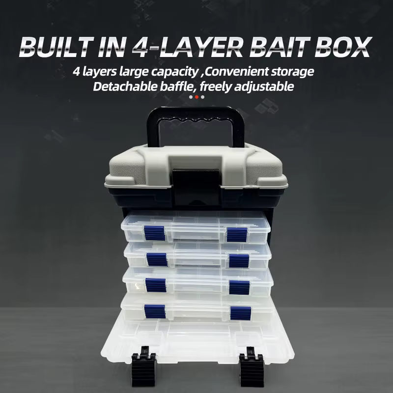 Caja de pesca ShareShark multifuncional para señuelos y accesorios - imagen 3
