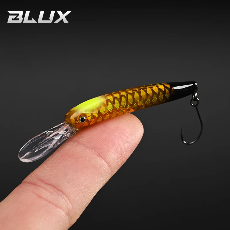 BLUX Trout Player señuelo flotante minnow para trucha en agua dulce - imagen 4