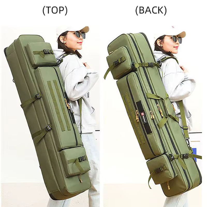 Funda impermeable para cañas de pesca 70-130 cm, resistente compacta - imagen 5