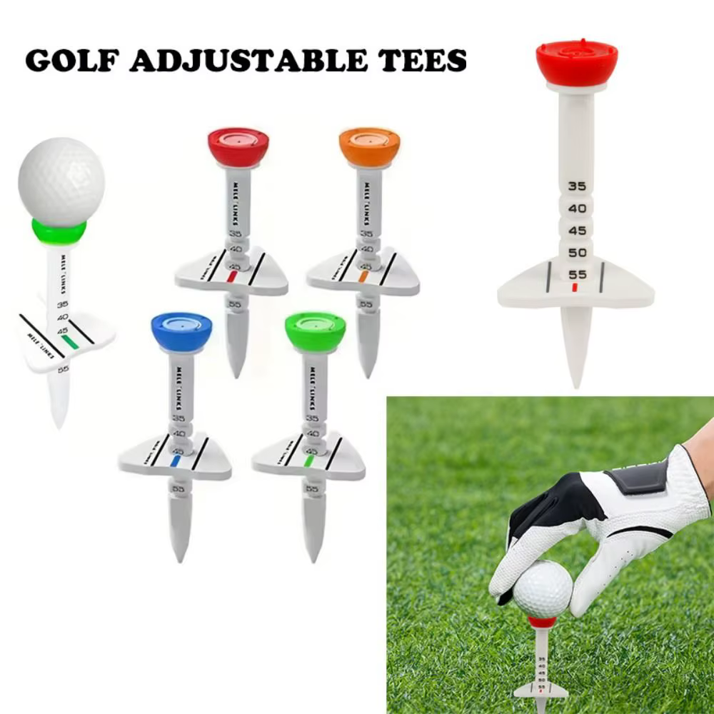 Tees Golf Plástico Altura Ajustable – Entrenamiento al Aire Libre - imagen 4