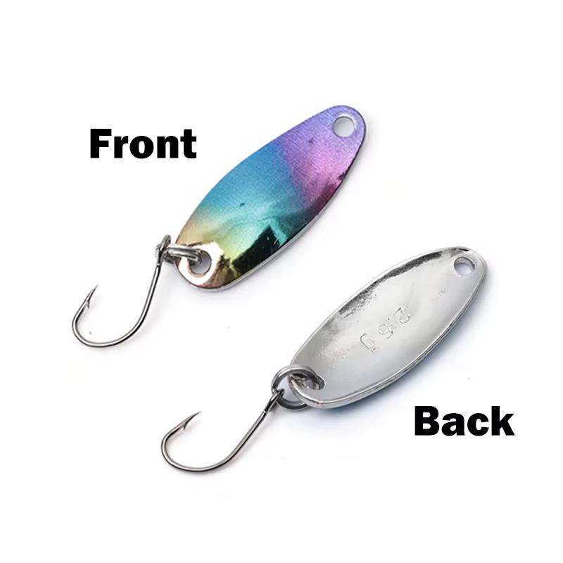 Spinner OUTKIT para trucha – Cuchara metálica con lentejuelas - imagen 3
