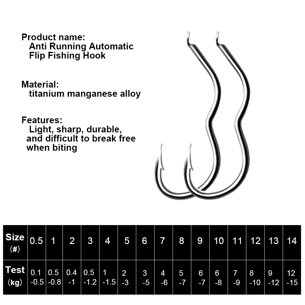 FTK-anzuelo de carpa con tapa automática – Porta cebo de gusano, púas - imagen 2