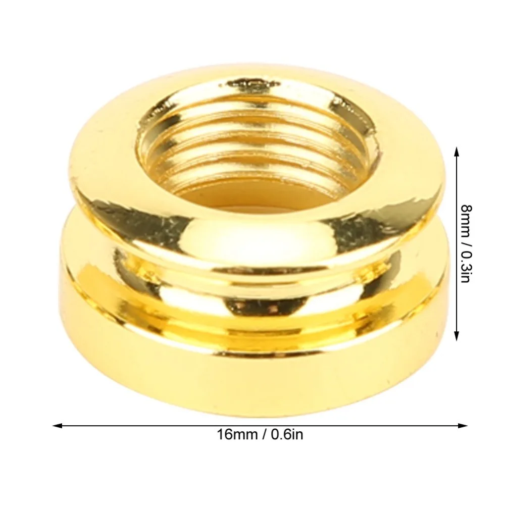 Conector de clavija dorado con rosca 3/8-32