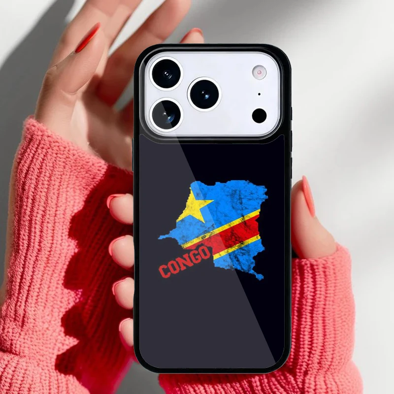 Detalle del diseño con colores de la bandera congoleña
