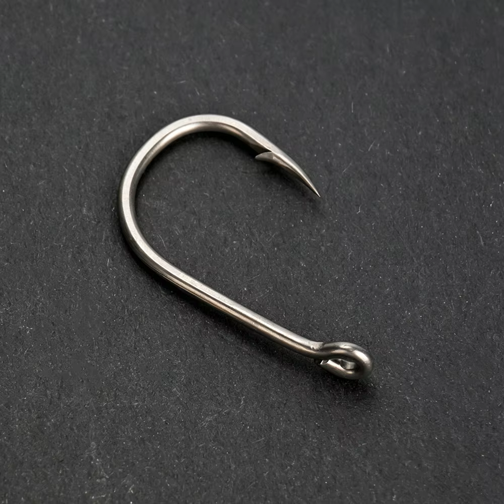 Hirisi 8007 – Anzuelos de pesca con ojo y recubrimiento PTFE