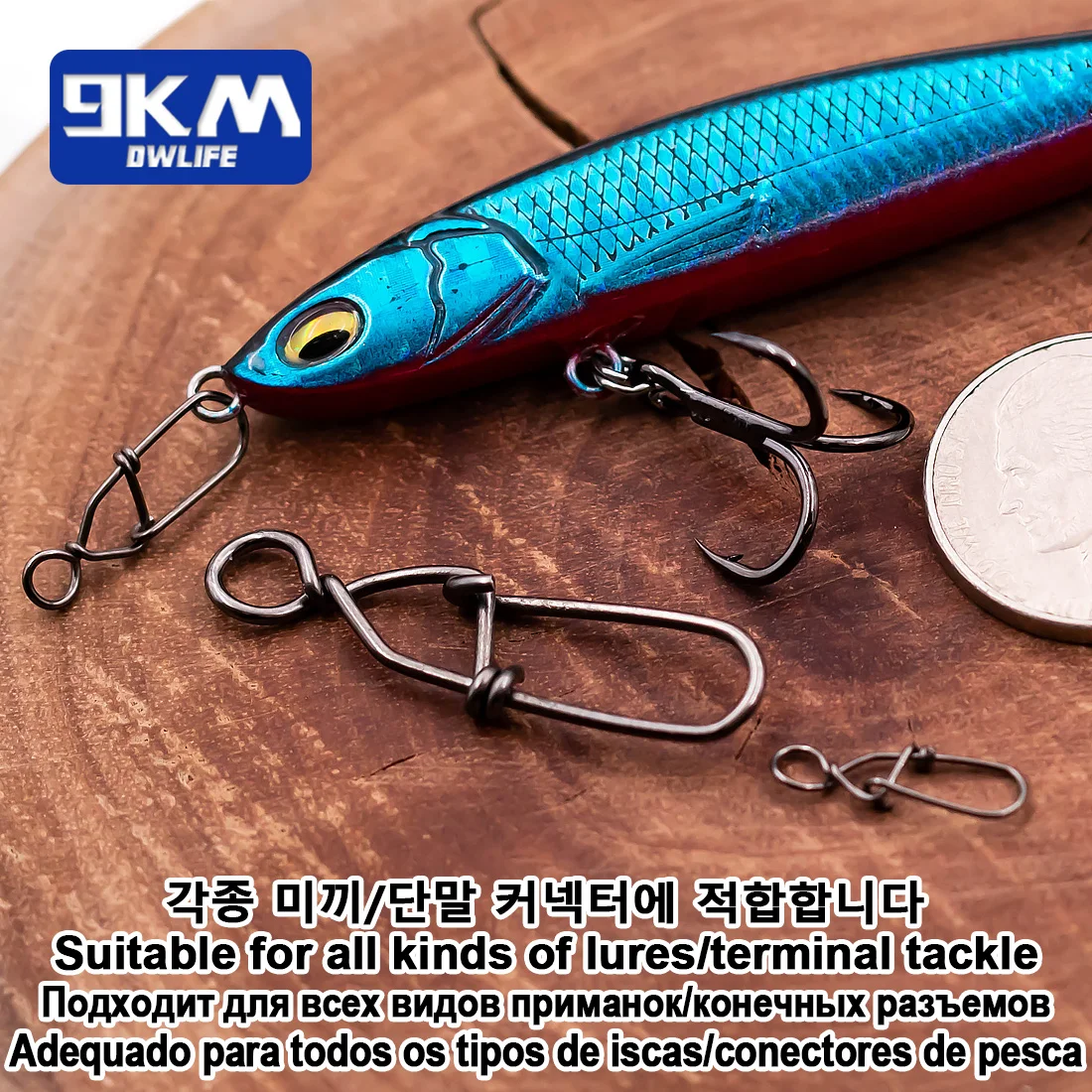 Broches de pesca resistentes y duraderos