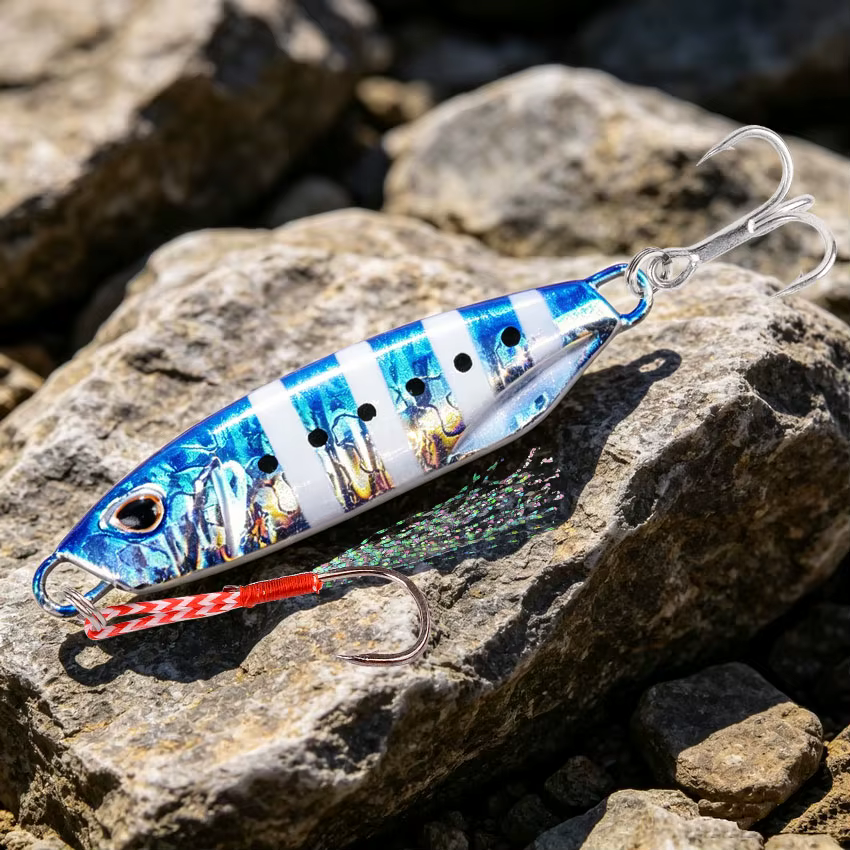 Jigs metálicos japoneses para jigging de lubina - imagen 4