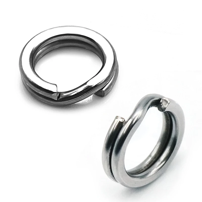 Anillos de conexión doble lazo de acero inoxidable para pesca - imagen 4