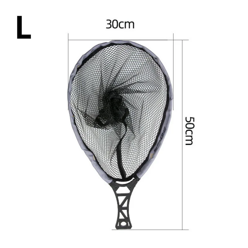 Red de pesca plegable Scione con mango ABS