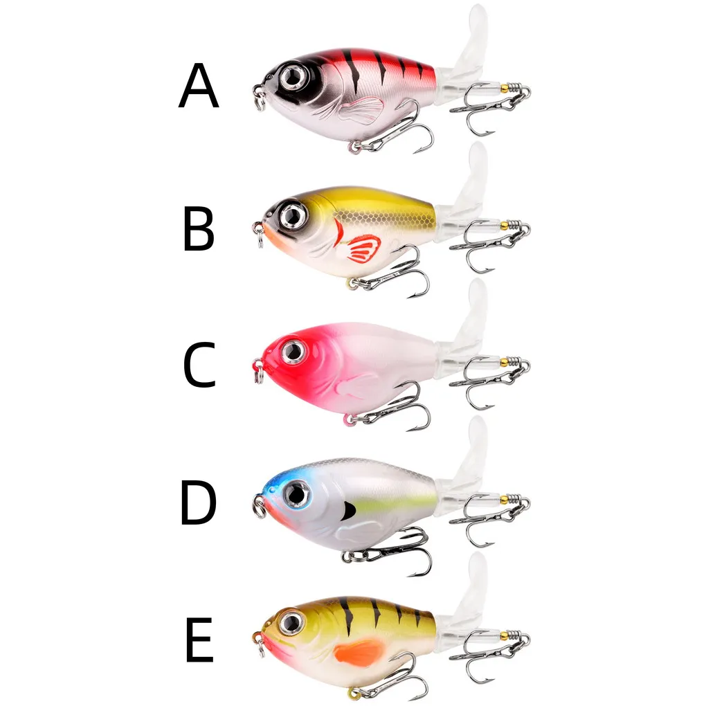 Whopper Popper Topwater para lubina: señuelo de cola giratoria - imagen 3