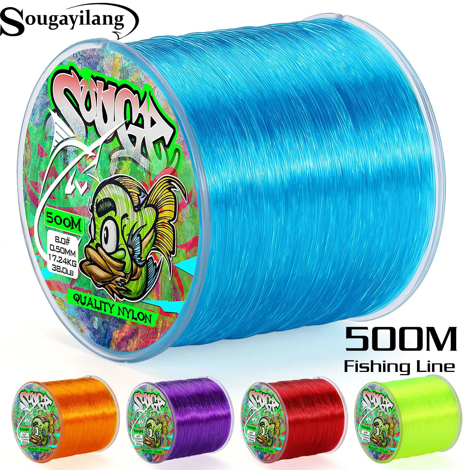 Nylon Sougayilang 500m para pesca en agua salada y dulce - imagen 3