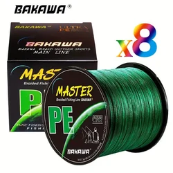 BAKAWA PE X8 Sedal Trenzado 300M 8 Hebras – Pesca de Carpa