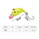 Señuelo wobbler crankbait MrLurion para trucha y lubina