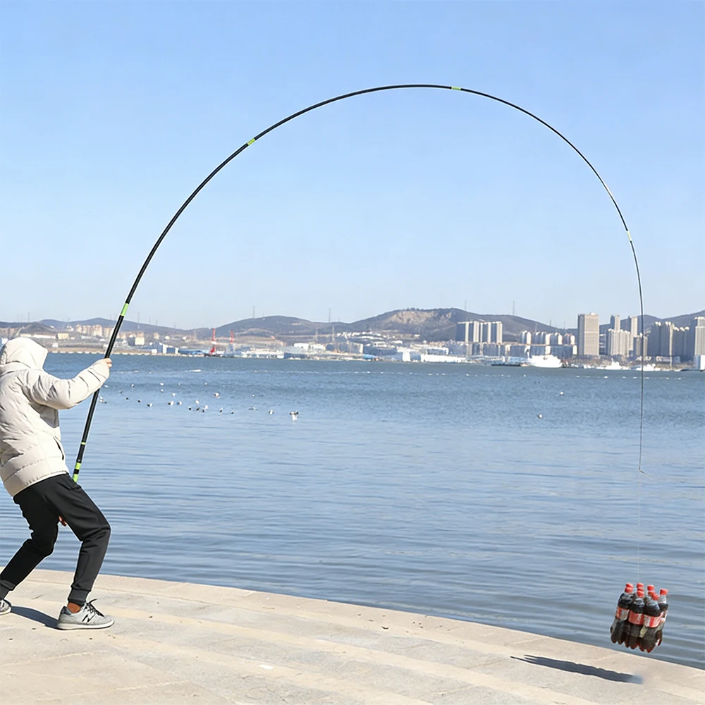 Caña de pescar FISHINGFANS de carbono ultraligera para carpa - imagen 5