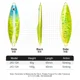 Señuelo jigging Obsession J124 hundimiento rápido con rayas UV - imagen 4