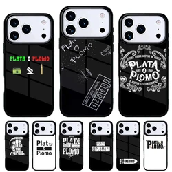 Funda Narcos Plata o Plomo para iPhone – Carcasa trasera antigolpes