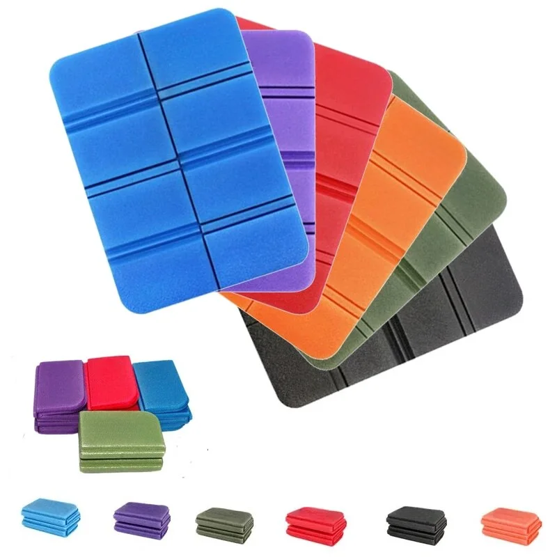 Almohadilla impermeable plegable pequeña para camping y playa - imagen 4