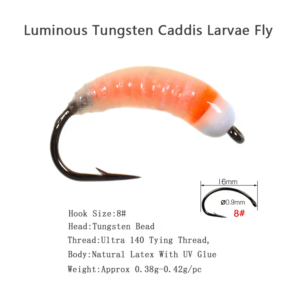 ICERIO 6 Ninfa Bead Head Tungsteno – Cebo eficaz para trucha invierno - imagen 4