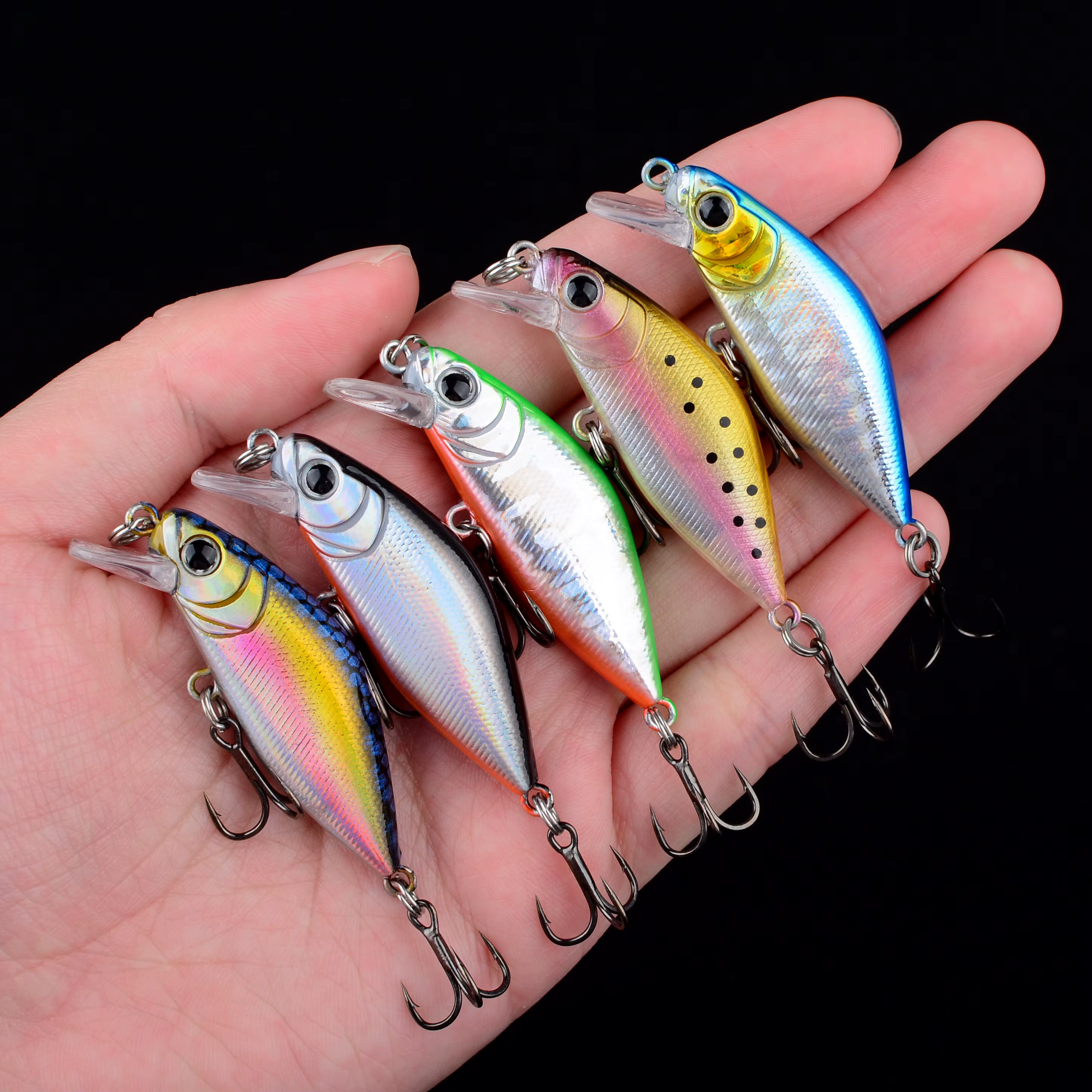Señuelo Micro Minnow Jerkbait – Lanzamiento largo que se hunde - imagen 3