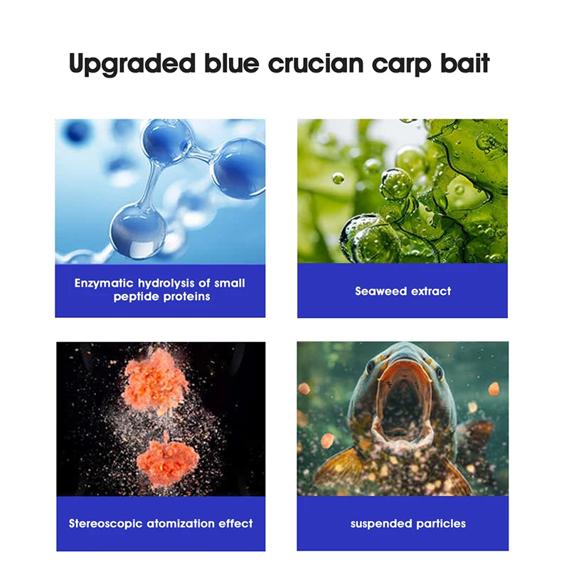 Masa de cebo Blue Crucian X5 para carpa al aire libre fácil de preparar - imagen 2