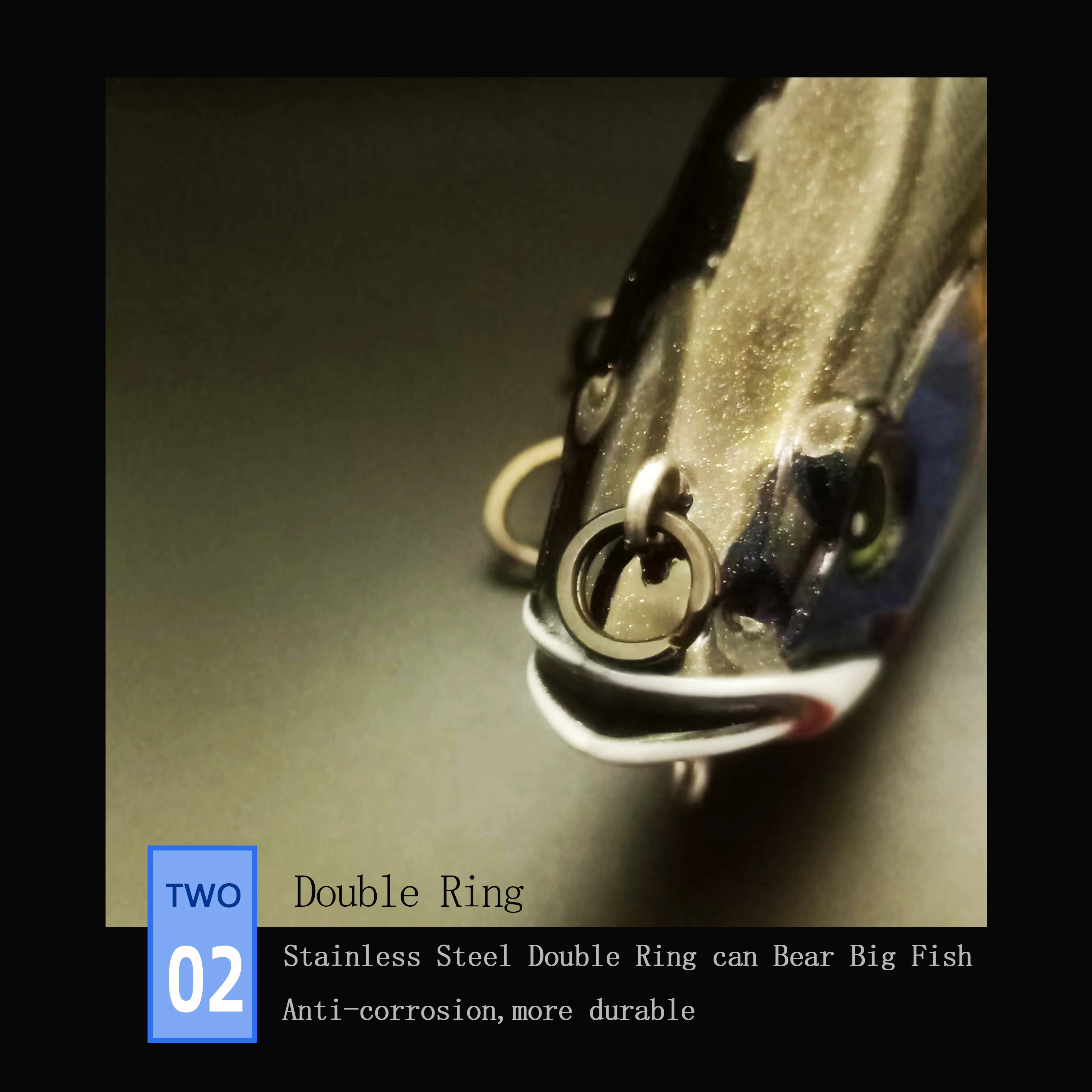 JEKEKU Wobbler SwimShad Glide flotante VIB para lucio y trucha - imagen 5