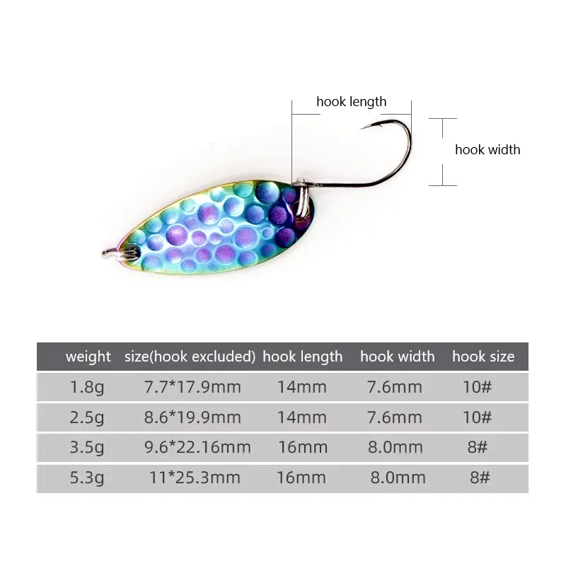 LSP Spoon Sequin Assist Hook – señuelo metálico lentejuelas para lubina - imagen 5