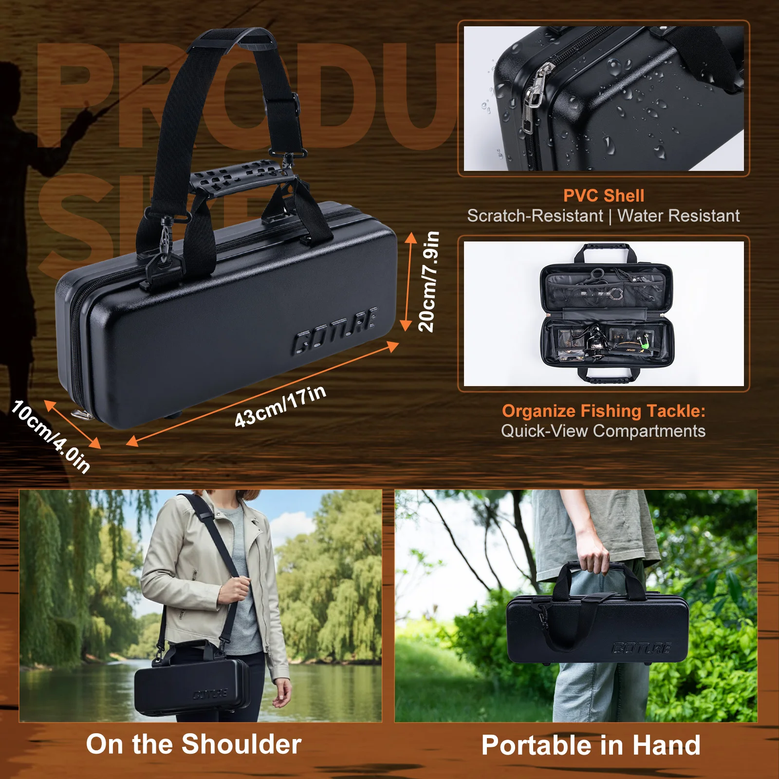 Accesorios incluidos en el kit completo Goture XCEED