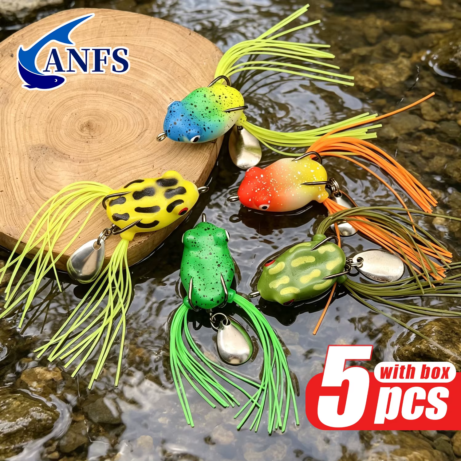 Vinilo Mini Rana ANFS Anti-hierbas con Cuchara Agua Dulce
