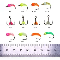 Wifreo Kit Ninfa para pesca en hielo — cabezas latón epoxi UV Invierno