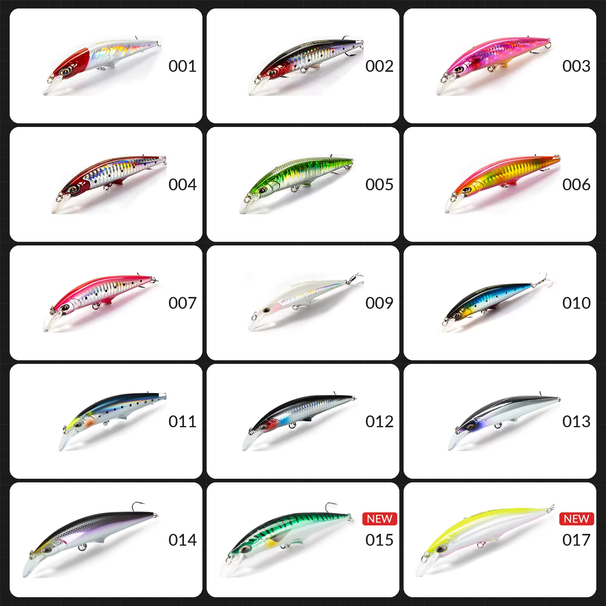Hunthouse LW403 Jerkbait para lubina – 95mm hundimiento lento - imagen 2