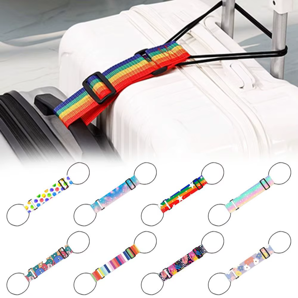 Correas elásticas ajustables para equipaje – Pack colores maleta viaje - imagen 3