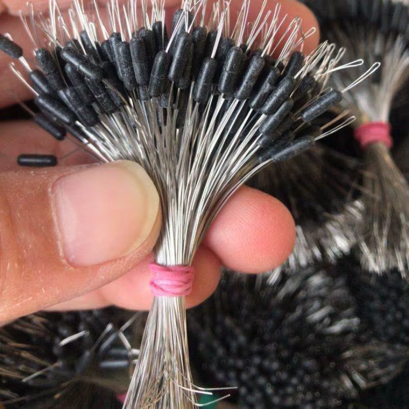 Topes de goma ovalados y bolas espaciadoras para aparejos de pesca - imagen 2