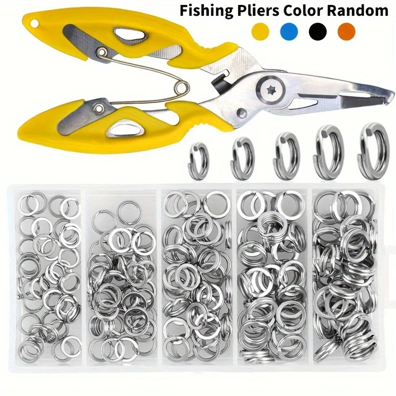 Anillos divididos acero inoxidable – Conector cebo pesca - imagen 4