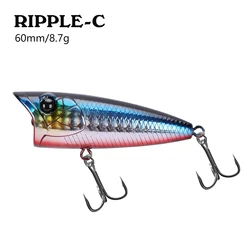 TSURINOYA Popper Big Mouse Wobble para superficie, lucio y lubina