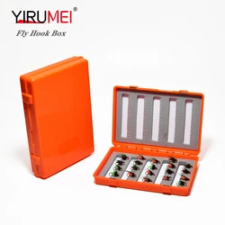 Caja organizadora de pesca para moscas y señuelos