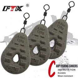FTK Plomos Giratorios para Carpa – Forma Pera Antienredos