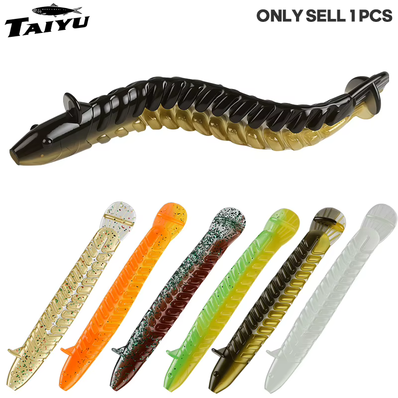 TAIYU Señuelo blando segmentado para lubina y trucha - imagen 2