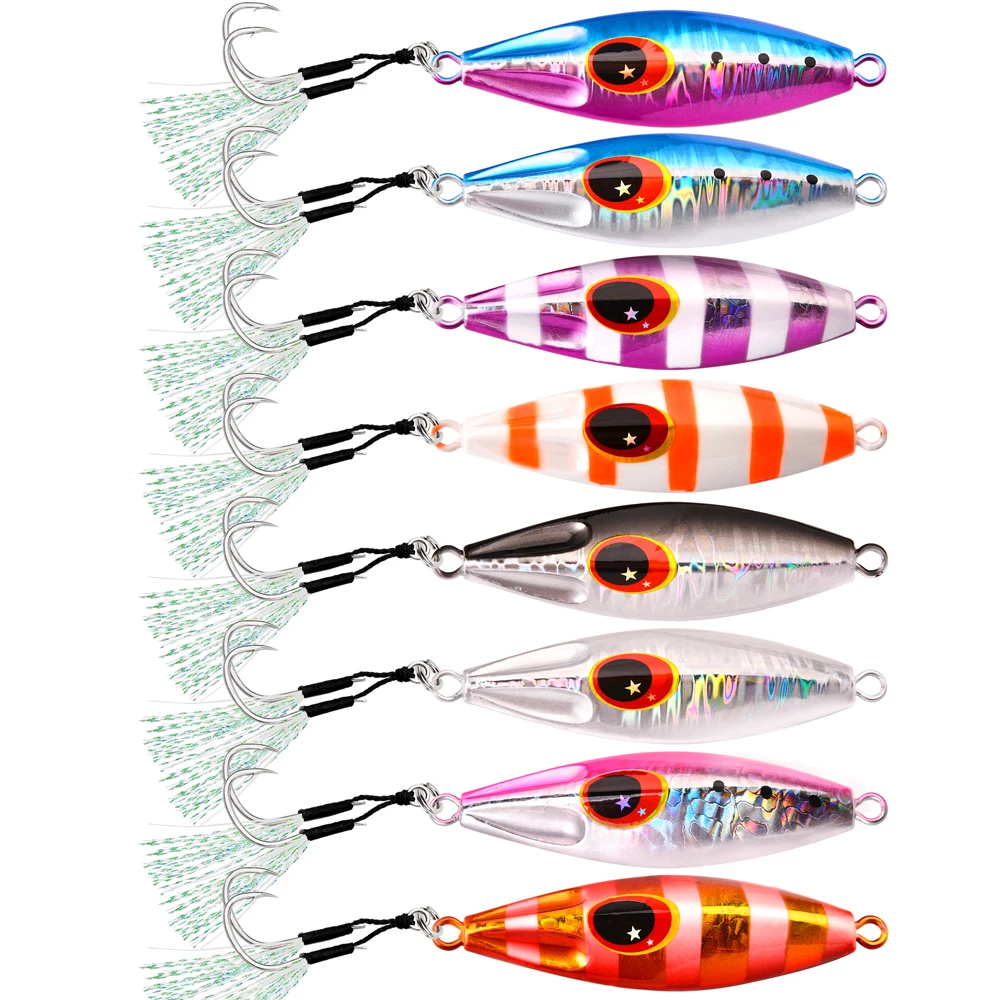 Micro jig de hundimiento pesca lenta para atún y lubina – barco