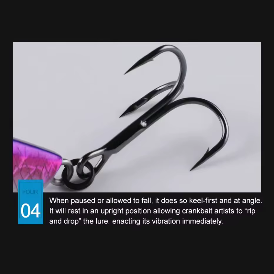BEARKING Pro 100mm 32g Wobblers - Señuelos para hielo vibratorios - imagen 4