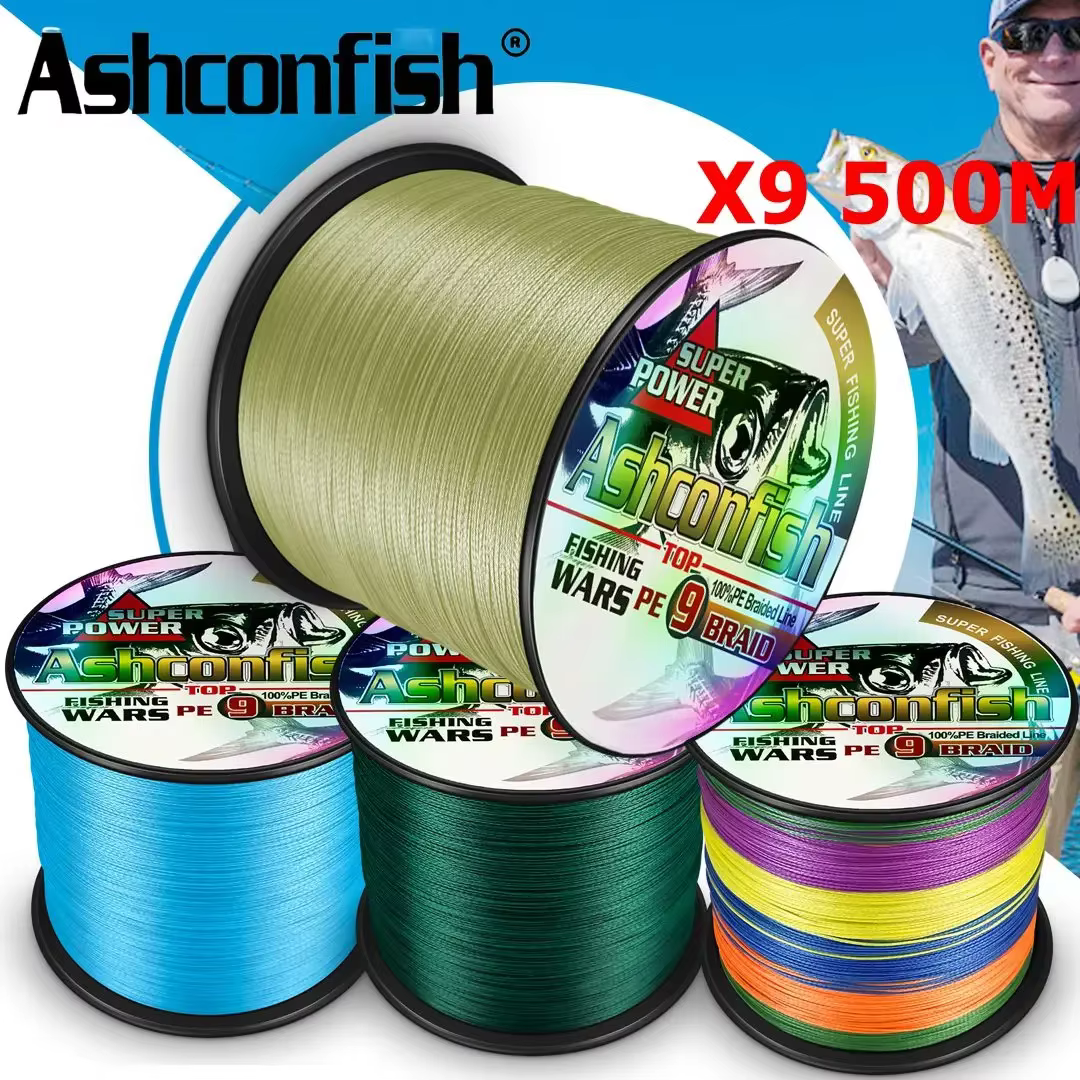 Ashconfish X9 sedal trenzado para carpa en agua salada