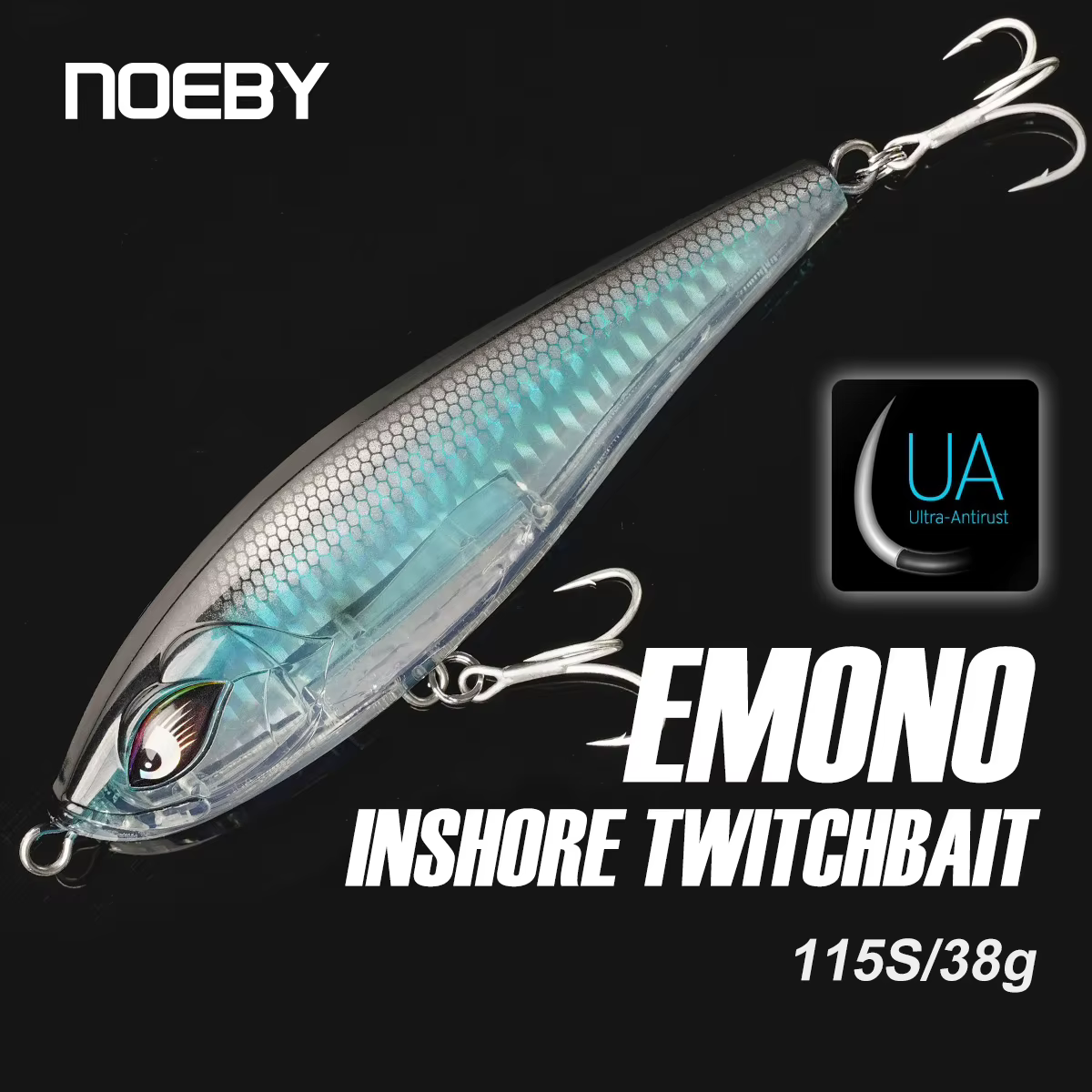 Seño Noeby Inshore Twitchbait 115 mm – Lápiz hundimiento lento para salada - imagen 4