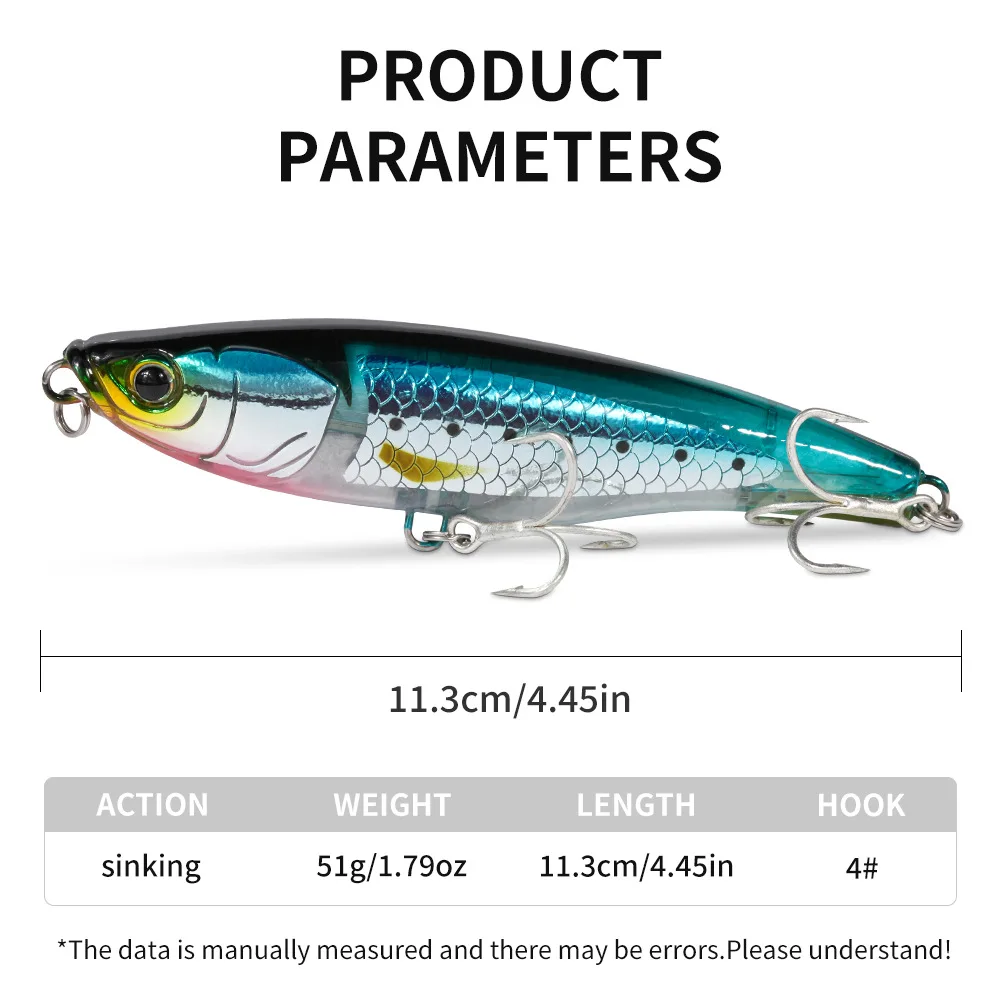SeaYolo Wobbler 11,3 cm – Señuelo de larga distancia para mar - imagen 2
