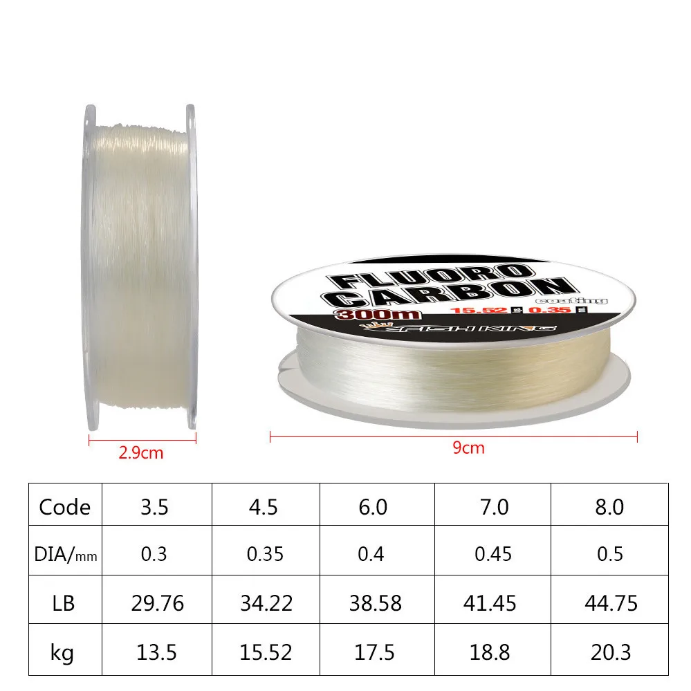 Sedal Fluorocarbono resistente para pesca con mosca y carpa - imagen 3