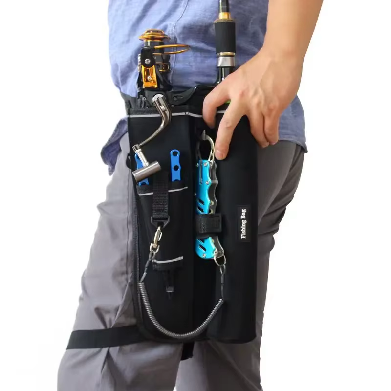 Bolsa de pierna pesca Oxford – Portacañas y organizador herramientas - imagen 2