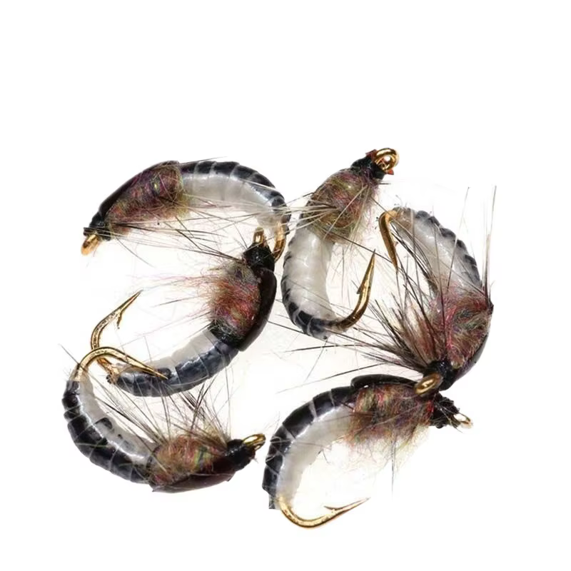 Anzuelo de ninfa artificial con púas para pesca de carpa - imagen 2