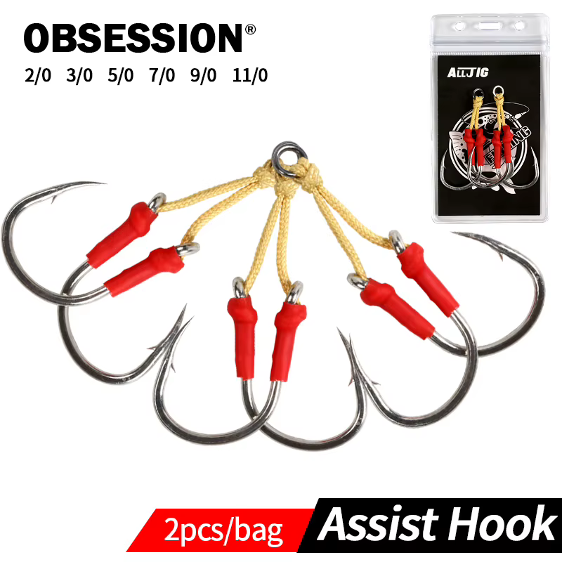 Anzuelos Asistencia Jigging Lento Obsession HK026-HK027 - imagen 3