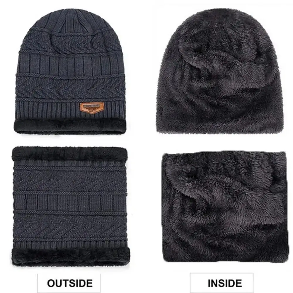Gorro y bufanda de invierno 2 en 1